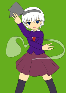 鈴仙コスの妖夢ちゃん下塗り