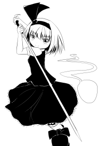 白黒妖夢ちゃんワンドロ