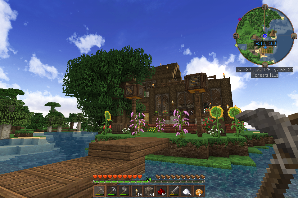 Minecraftでメイドカフェ作ってみました