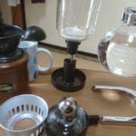サイフォンでコーヒーを淹れてみました。