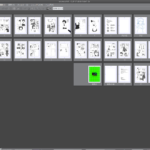 例大祭原稿　本編色塗りまで