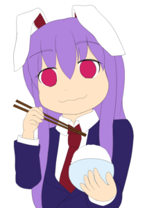 イラスト本進捗（鈴仙下塗り）