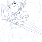 合同イラスト本作業中