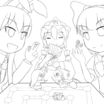 東方CBイラスト線画