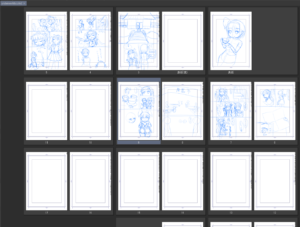 例大祭原稿下書き