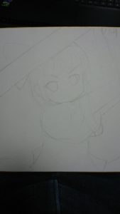 名華祭に向けて色紙準備