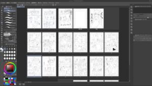 【東方名華祭】影狼本のペン入れまで終わりました
