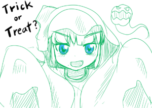 【30分ドローイング】妖夢ちゃんハロウィンイラスト